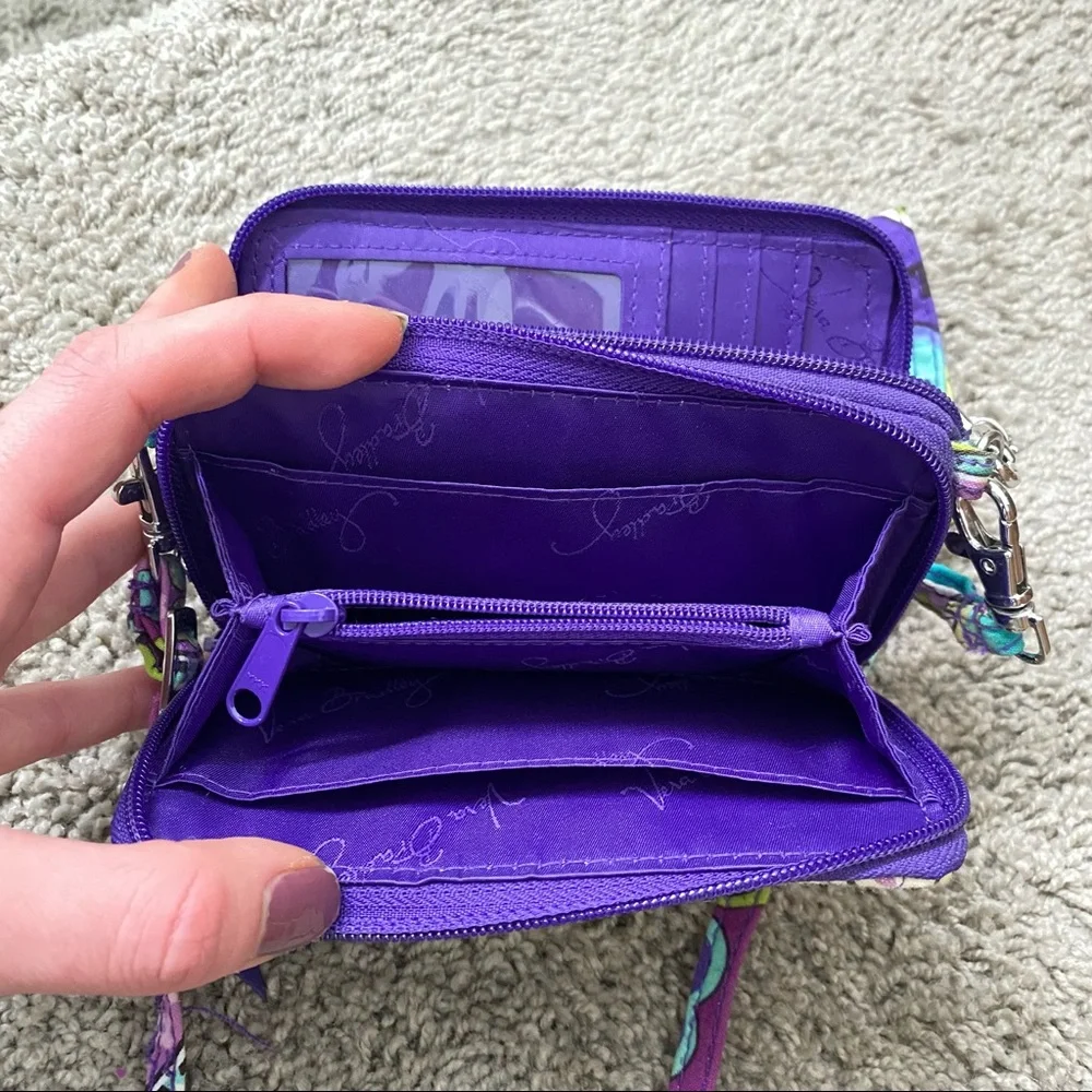 Vera Bradley Small Purse Removable Strap Wallet - Picture 8 of 12